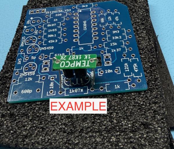 1K Tempco Widerstand - SMD auf PCB